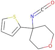 4-Isocyanato-4-(thien-2-yl)tetrahydro-2H-pyran