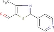 4-Methyl-2-(pyridin-4-yl)-1,3-thiazole-5-carboxaldehyde