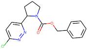 2-(6-Chloropyridazin-3-yl)pyrrolidine, N-CBZ protected