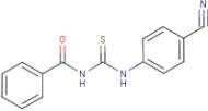 N-[(4-Cyanophenyl)carbamothioyl]benzamide