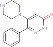 6-Phenyl-5-(piperazin-1-yl)pyridazin-3(2H)-one