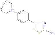 2-Amino-4-(4-pyrrolidin-1-ylphenyl)-1,3-thiazole