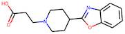 3-[4-(1,3-Benzoxazol-2-yl)piperidin-1-yl]propanoic acid