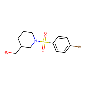 1-[(4-Bromophenyl)sulphonyl]-3-(hydroxymethyl)piperidine