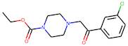 Ethyl 4-[2-(3-chlorophenyl)-2-oxoethyl]piperazine-1-carboxylate