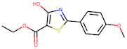 Ethyl 4-hydroxy-2-(4-methoxyphenyl)-1,3-thiazole-5-carboxylate