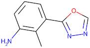 2-Methyl-3-(1,3,4-oxadiazol-2-yl)aniline