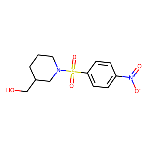 3-(Hydroxymethyl)-1-[(4-nitrophenyl)sulphonyl]piperidine