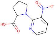 1-(3-Nitropyridin-2-yl)pyrrolidine-2-carboxylic acid