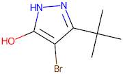 4-Bromo-3-(tert-butyl)-5-hydroxy-1H-pyrazole