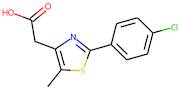 [2-(4-Chlorophenyl)-5-methyl-1,3-thiazol-4-yl]acetic acid