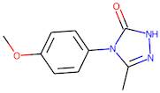 2,4-Dihydro-4-(4-methoxyphenyl)-5-methyl-3H-1,2,4-triazol-3-one