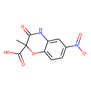 3,4-Dihydro-2-methyl-6-nitro-3-oxo-2H-1,4-benzoxazine-2-carboxylic acid