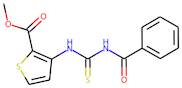 Methyl 3-{[(benzoylamino)carbothioyl]amino}thiophene-2-carboxylate