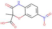 3,4-Dihydro-2-methyl-7-nitro-3-oxo-2H-1,4-benzoxazine-2-carboxylic acid