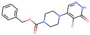 4-(5-Chloro-1,6-dihydro-6-oxopyridazin-4-yl)piperazine, N1-CBZ protected