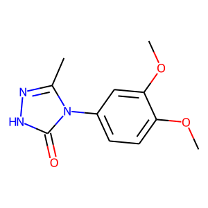 2,4-Dihydro-4-(3,4-dimethoxyphenyl)-5-methyl-3H-1,2,4-triazol-3-one