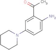 1-[2-Amino-5-(piperidin-1-yl)phenyl]ethan-1-one