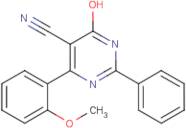 4-Hydroxy-6-(2-methoxyphenyl)-2-phenylpyrimidine-5-carbonitrile