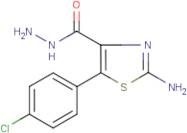 2-Amino-5-(4-chlorophenyl)-1,3-thiazole-4-carbohydrazide