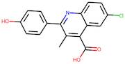 6-Chloro-2-(4-hydroxyphenyl)-3-methylquinoline-4-carboxylic acid