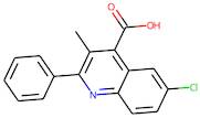 6-Chloro-3-methyl-2-phenylquinoline-4-carboxylic acid