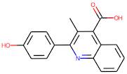 2-(4-Hydroxyphenyl)-3-methylquinoline-4-carboxylic acid