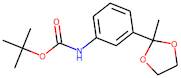 3-(2-Methyl-1,3-dioxolan-2-yl)aniline, N-BOC protected