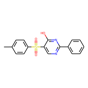 4-Hydroxy-5-[(4-methylphenyl)sulphonyl]-2-phenylpyrimidine