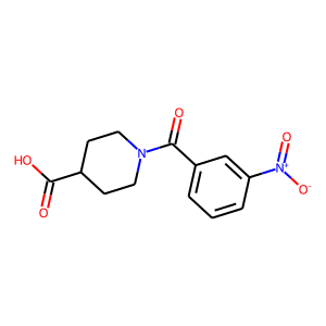 1-(3-Nitrobenzoyl)piperidine-4-carboxylic acid