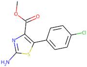 Methyl 2-amino-5-(4-chlorophenyl)-1,3-thiazole-4-carboxylate