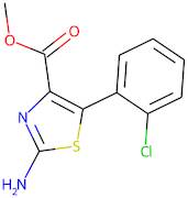 Methyl 2-amino-5-(2-chlorophenyl)-1,3-thiazole-4-carboxylate