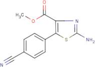 Methyl 2-amino-5-(4-cyanophenyl)-1,3-thiazole-4-carboxylate