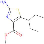 Methyl 2-amino-5-(pent-3-yl)-1,3-thiazole-4-carboxylate