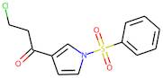 3-(3-Chloro-1-oxoprop-1-yl)-1-(phenylsulphonyl)pyrrolidine