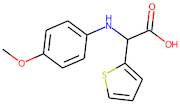 [(4-Methoxyphenyl)amino](thien-2-yl)acetic acid