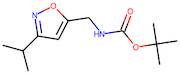 5-(Aminomethyl)-3-isopropylisoxazole, N-BOC protected