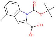 4-Methyl-1H-indole-2-boronic acid, N-BOC protected