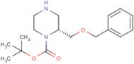 (2R)-2-[(Benzyloxy)methyl]piperazine, N1-BOC protected
