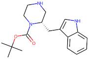 (2S)-2-[(1H-Indol-3-yl)methyl]piperazine, N1-BOC protected