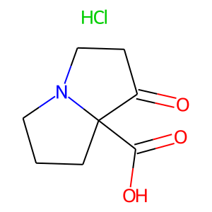 1-Oxotetrahydro-1H-pyrrolizine-7a(5H)-carboxylic acid hydrochloride