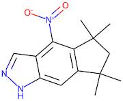 4-Nitro-1,5,6,7-tetrahydro-5,5,7,7-tetramethylcyclopenta[f]indazole