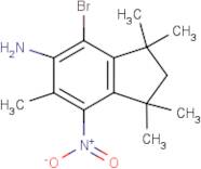 5-Amino-4-bromo-7-nitro-1,1,3,3,6-pentamethylindane