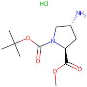 Methyl (2S,4R)-4-aminopyrrolidine-2-carboxylate hydrochloride, N1-BOC protected