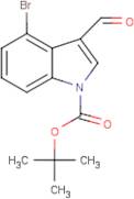 4-Bromo-1H-indole-3-carboxaldehyde, N-BOC protected