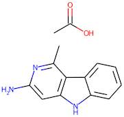 3-Amino-1-methyl-5H-pyrido[4,3-b]indole acetate