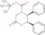 (2R,3S)-(-)-2,3-Diphenyl-6-oxomorpholine, N-BOC protected