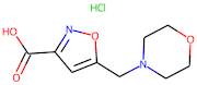 5-[(Morpholin-4-yl)methyl]isoxazole-3-carboxylic acid hydrochloride