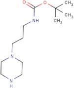 1-(3-Aminoprop-1-yl)piperazine, 1-BOC protected