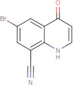 6-Bromo-1,4-dihydro-4-oxoquinoline-8-carbonitrile